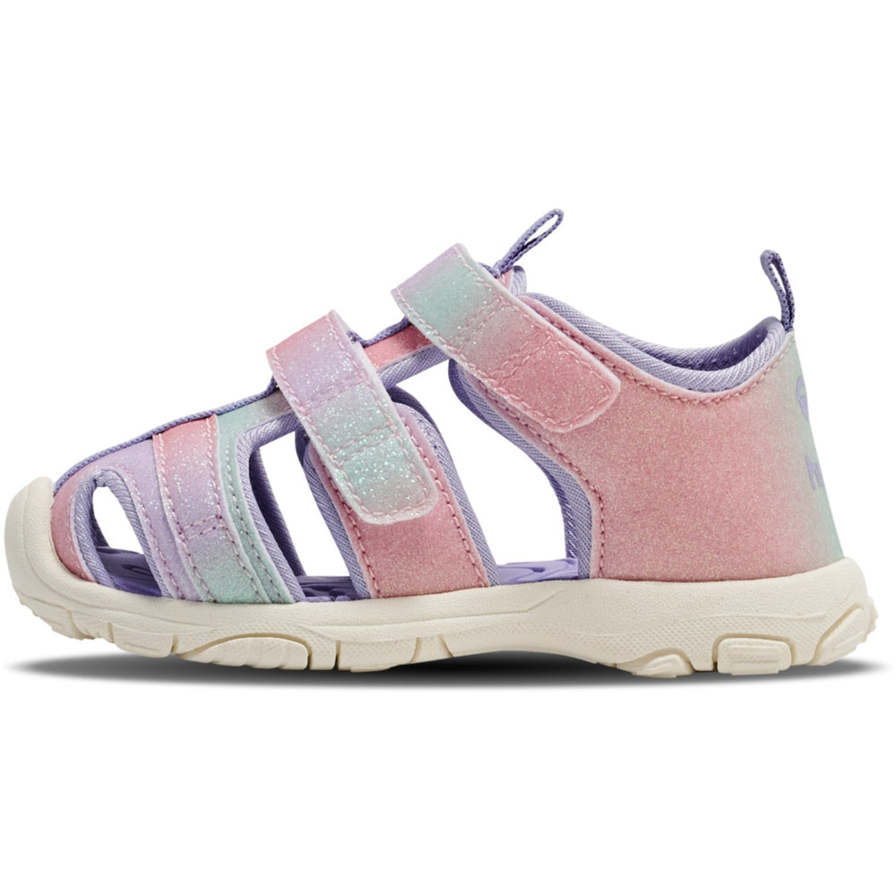 Køb Hummel Multi Color Pink Sandal Velcro Infant