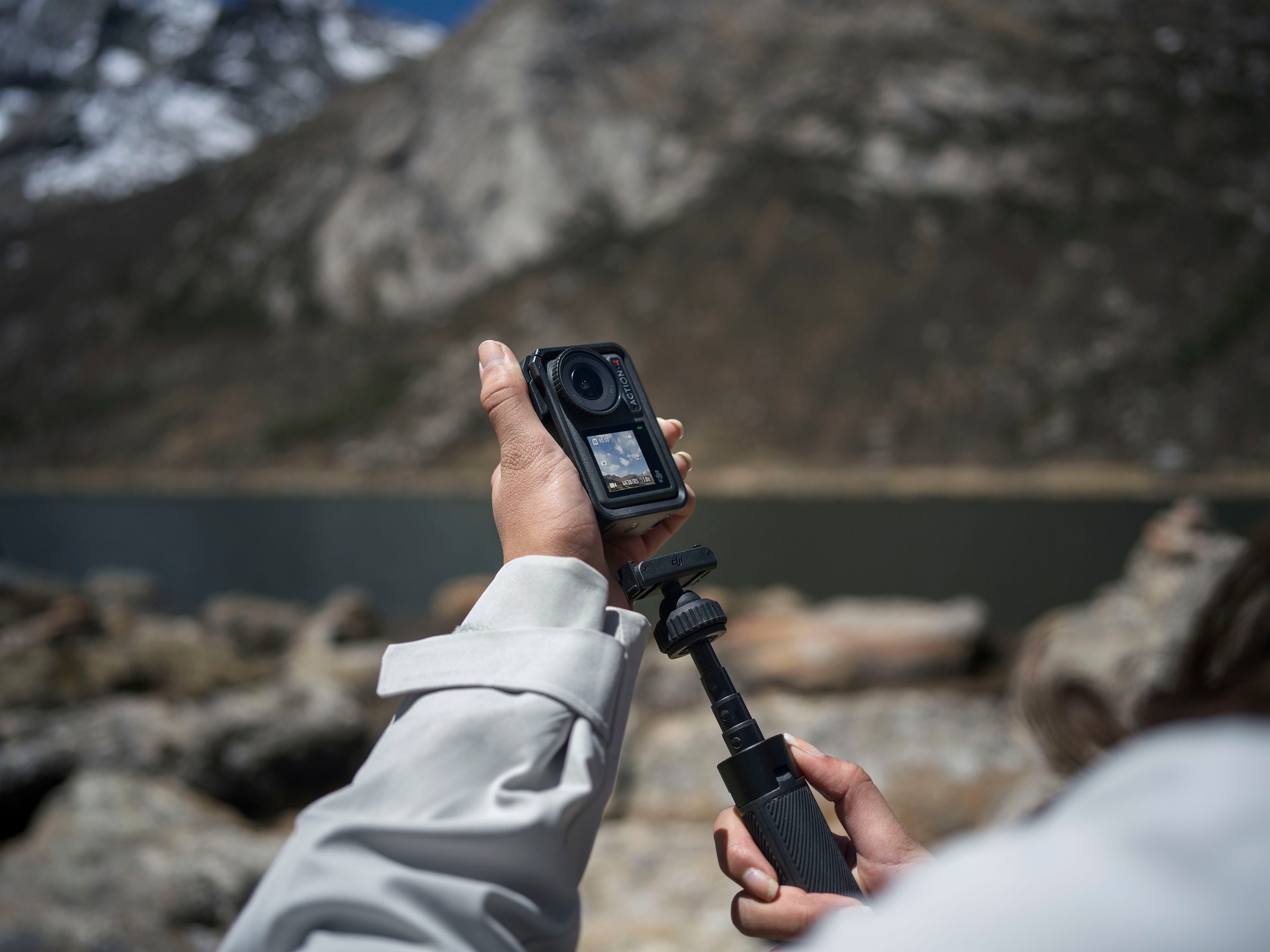 DJI Camcorder »Osmo Action 4 Standard Combo« 4K Ultra HD Bluetooth