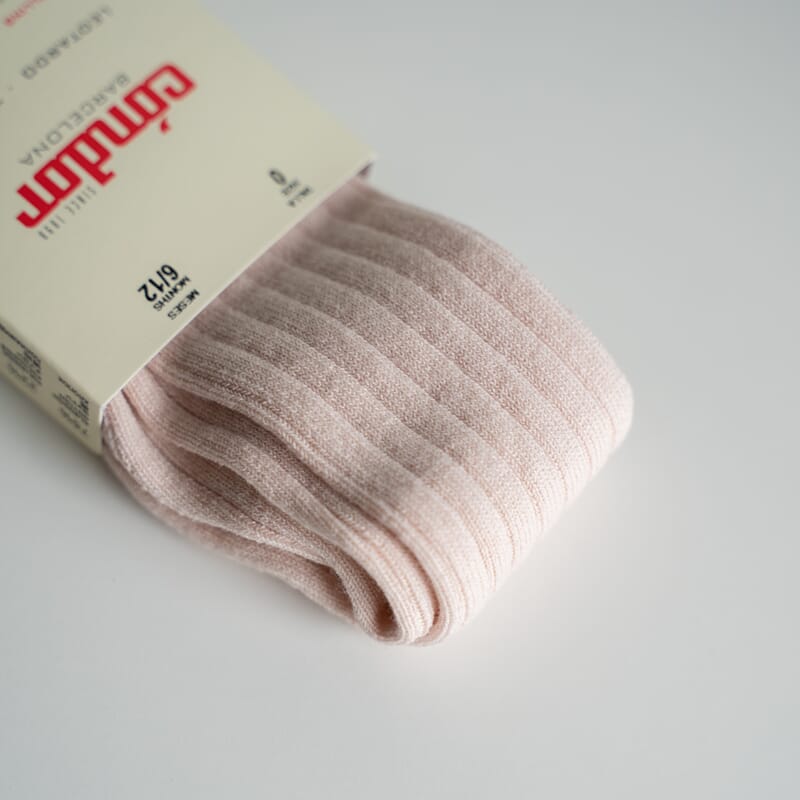 Strømpebukse rib Nude - Condor - Rumpetroll
