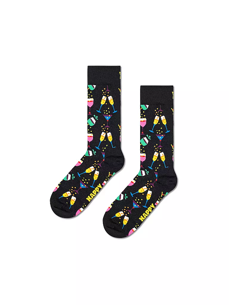 HAPPY SOCKS Herren Socken CELEBRATION GIFT SET 3er Pkg  41-46 Black schwarz