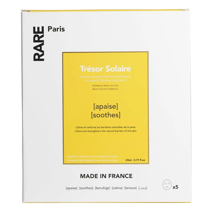 Rare Paris Masque Trésor solaire apaisant - Set de 5