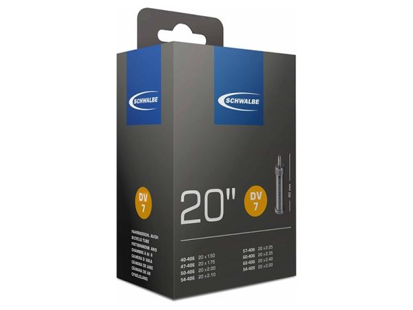 Schwalbe Cykelslange 20x1.50-2.40, Dunlop Ventil (DV7)