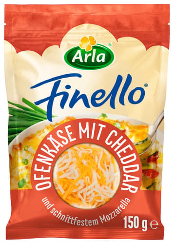 Arla Finello Ofenkäse gerieben