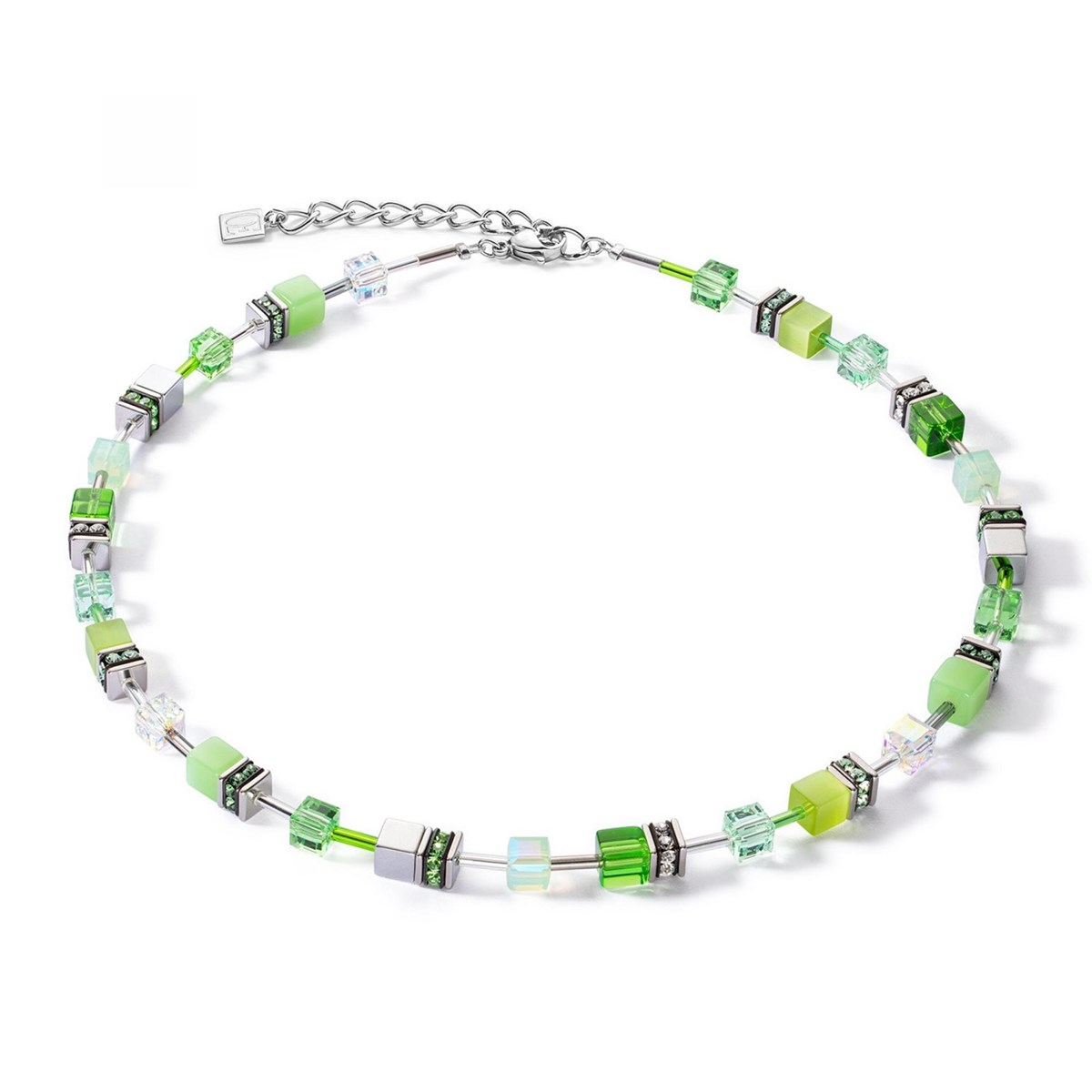 Collier Coeur de lion GeoCUBE Joyful Colours Vert