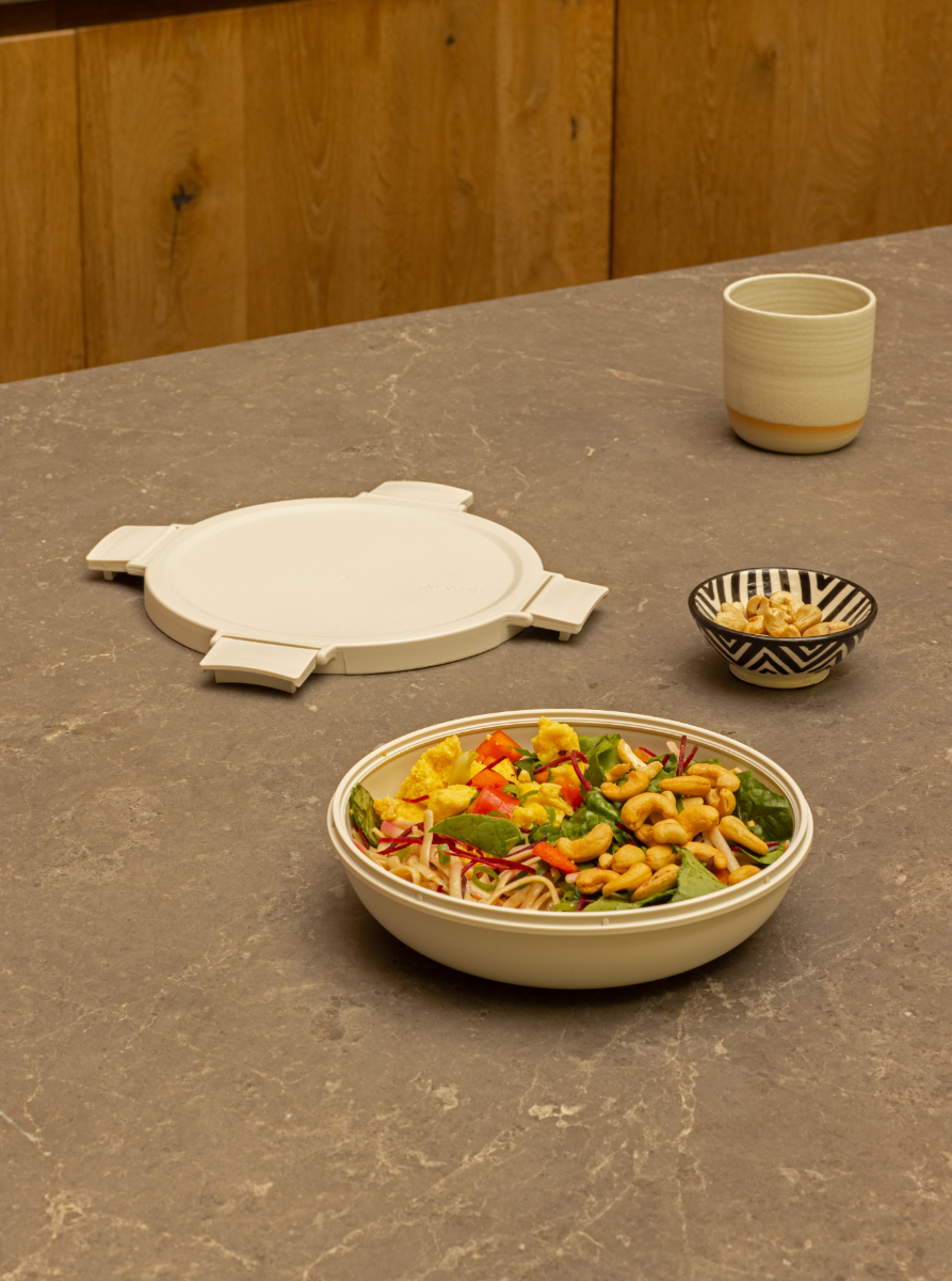 Make & Take Lunchkom, 1 liter, kunststof - Soft Beige