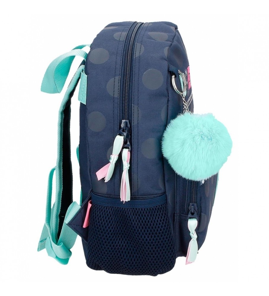 Mochila pequena Movom Dreams Time Adaptável Azul
