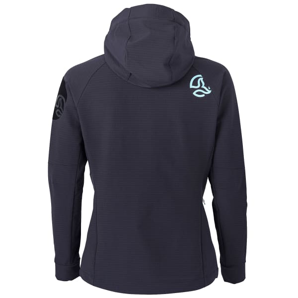 Softshell randonnée TERNUA DEMINA HARD HOOD JKT W WHALES GREY/TANAGER TURQUOISE