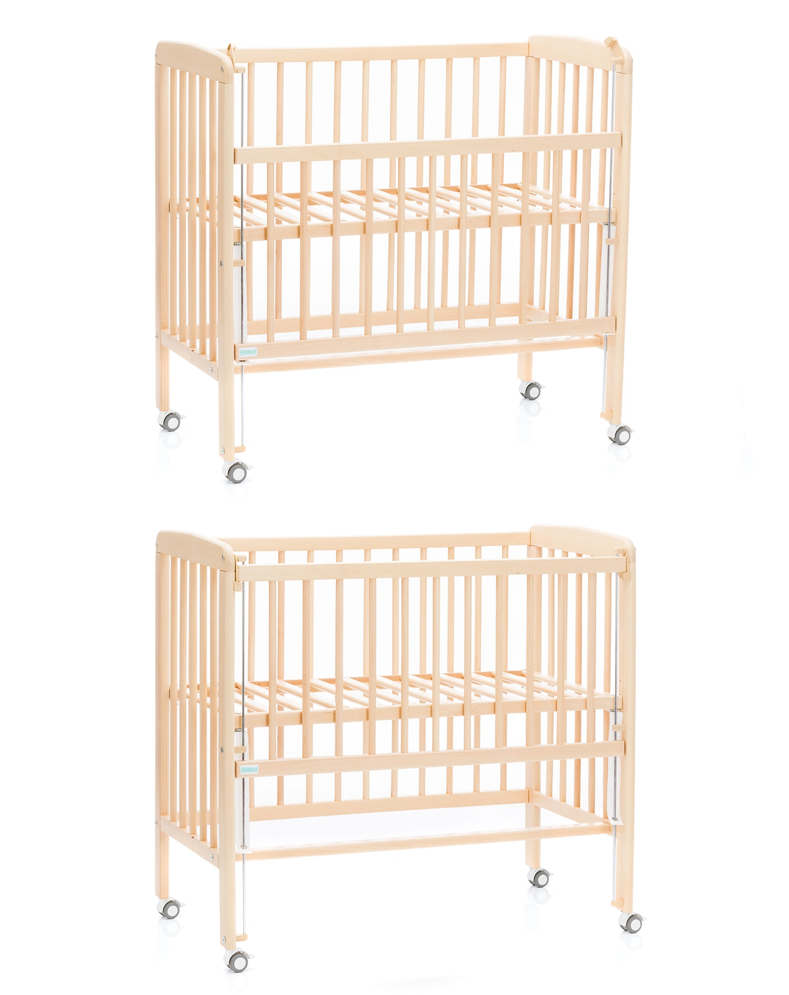 Beistellbett NINO (90x45) in natur