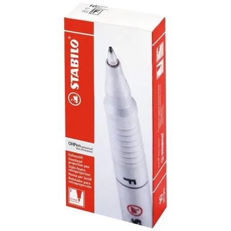 Folienstift - STABILO OHPen universal - wasserlöslich fein - 10er Pack - blau
