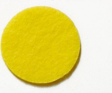 Filtrulle - Gul - Polyester Filt - 45 CM X 5 M