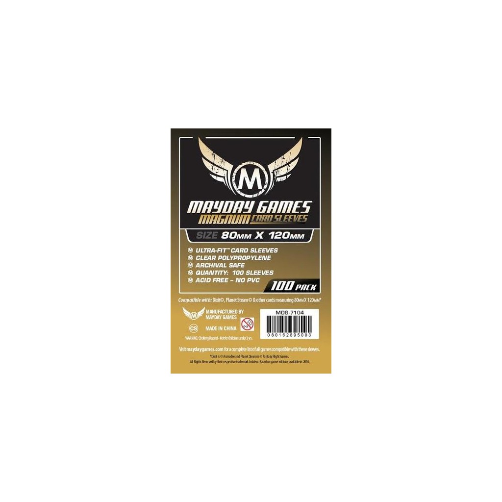 Mayday - Magnum Large Sleeves - 80x120 mm - 100p