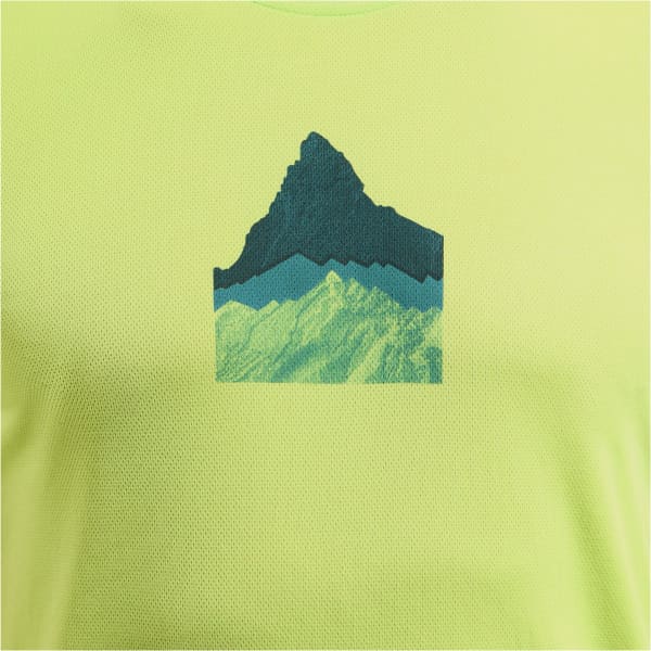 T-shirt running ODLO F-DRY MOUNTAIN CREW NECK S/S SHARP GREEN
