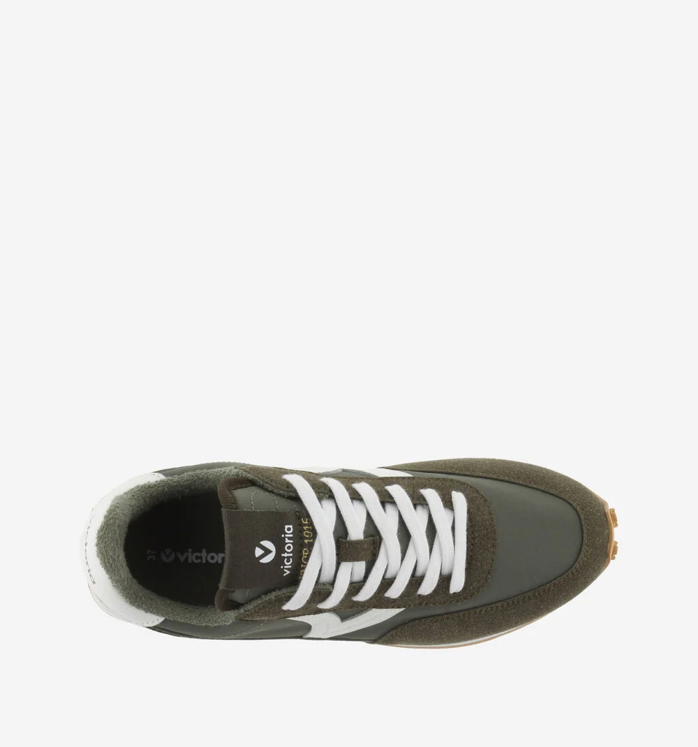 ASTRO NYLON MONOCHROME Baskets monochromes pour femme KAKI