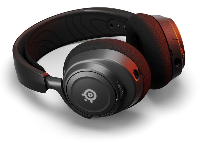 Steel Series Headset Arctis Nova 7 Schwarz Kabelloses Gaming-Headset mit Surround-Sound