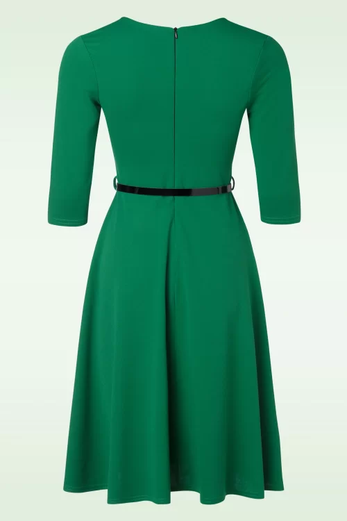 Vintage Chic for Topvintage Nova swing jurk in groen