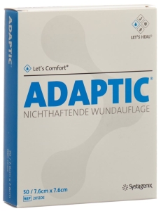 ADAPTIC Wundverband 7.6x7.6cm steril Beutel, 50 Stück