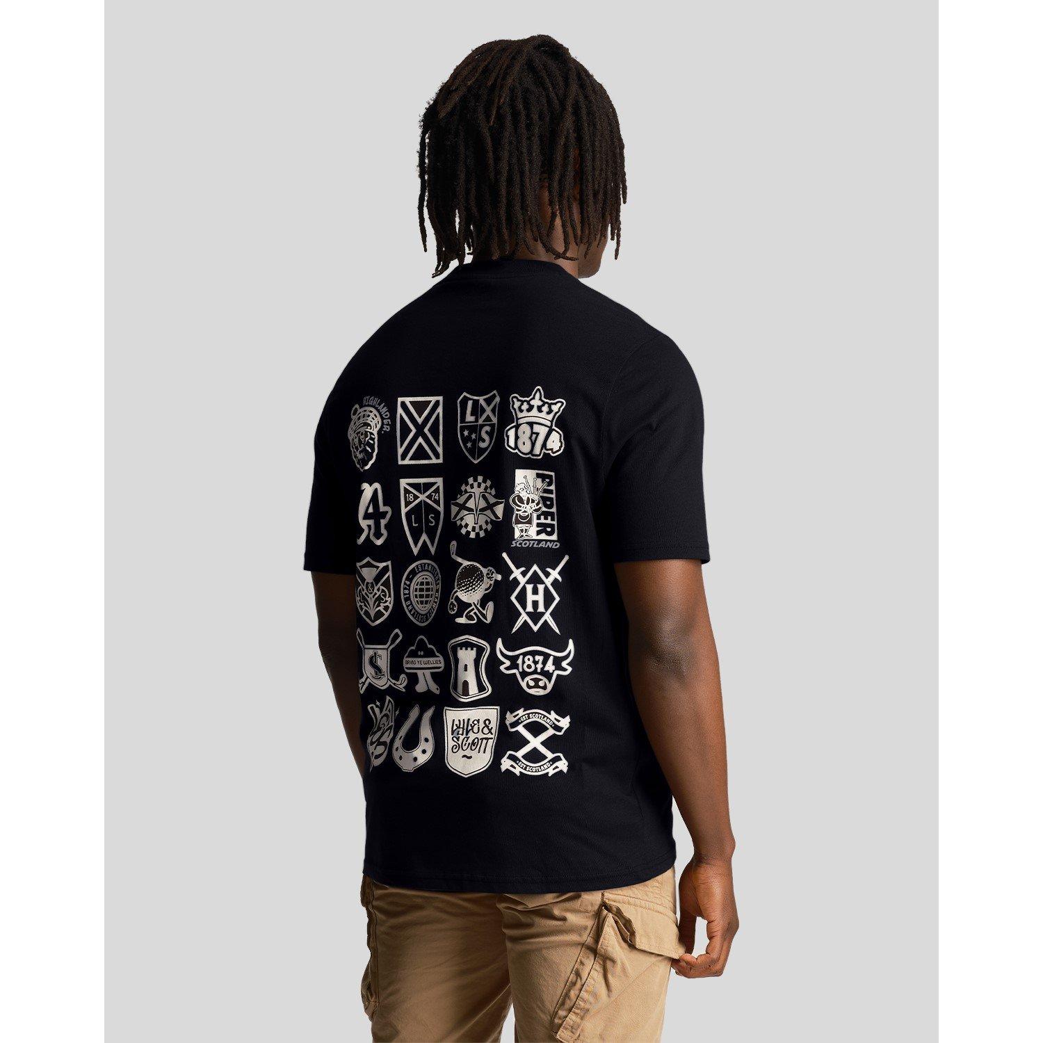 Lyle and Scott Emb Graph Tee Sn99