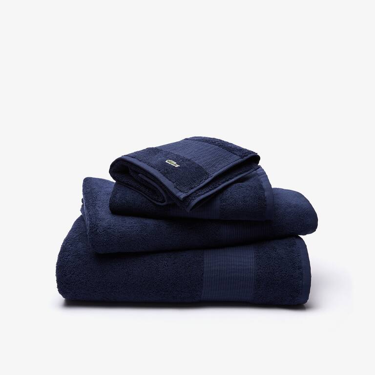 Serviette de bain L Lecroco Serviettes de bain - Bleu - Lacoste - Unisex