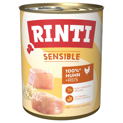 Rinti Sensible Huhn & Reis 6x800g