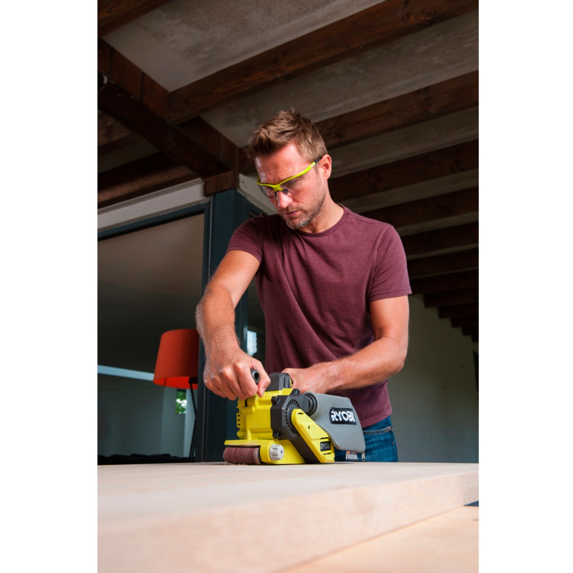 Ryobi Bandschleifer Akku-Bandschleifer R18BS-0, 18Volt