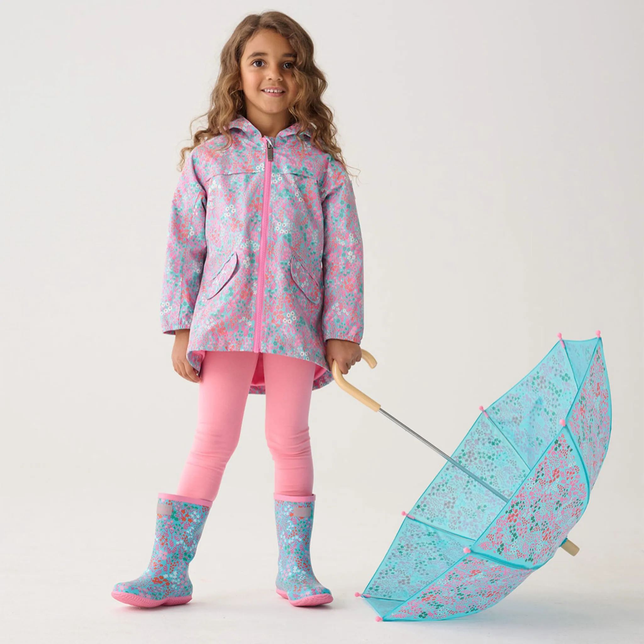 Hatley Botte de Pluie Pliable Florale Pointures 6-2