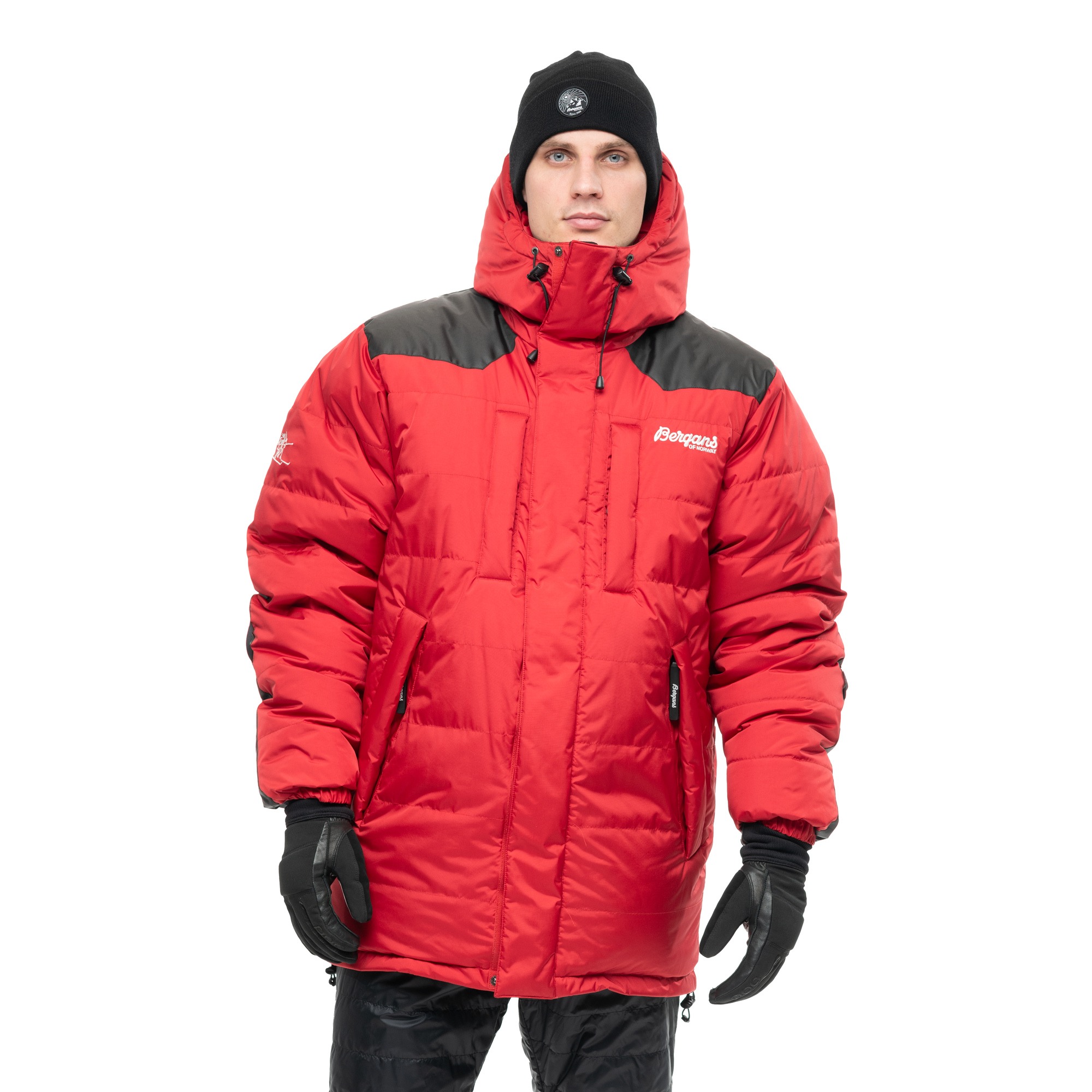 Expedition Down Unisex Parka Red/Black