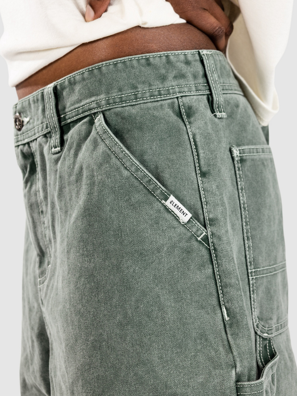 Element Carpenter Canvas Wk Shorts jungle green