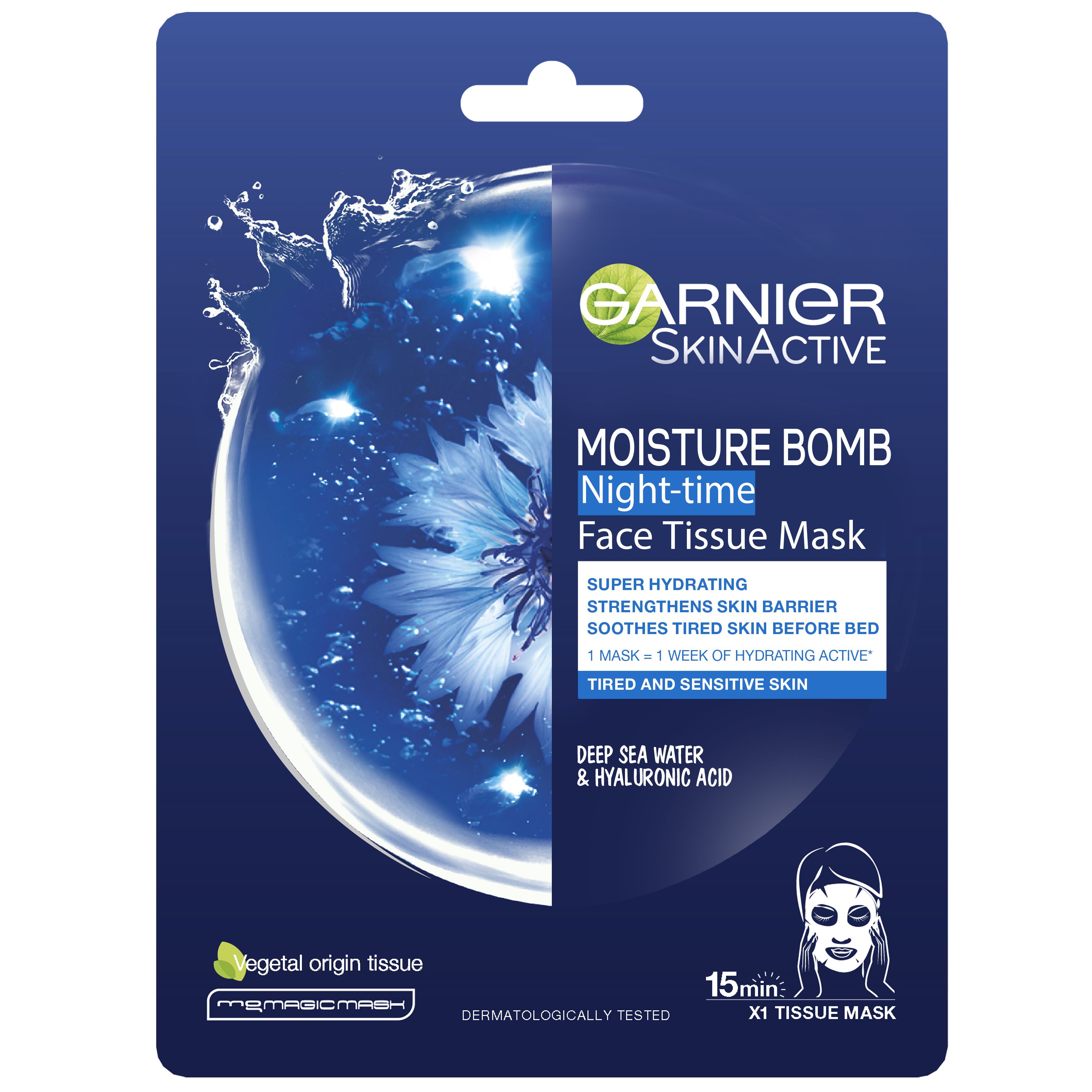 SkinActive Moisturebomb Night-Time Tissue Mask