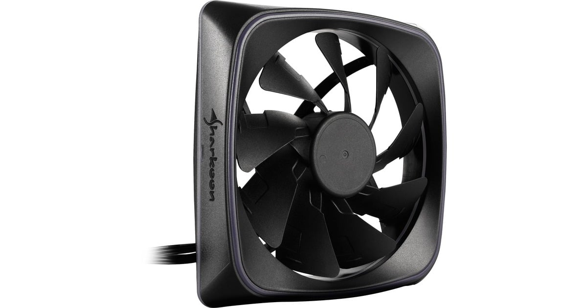 SharkoonRGB SHARK Lights case fan  (Zwart, 120 x 120 x 25 mm)