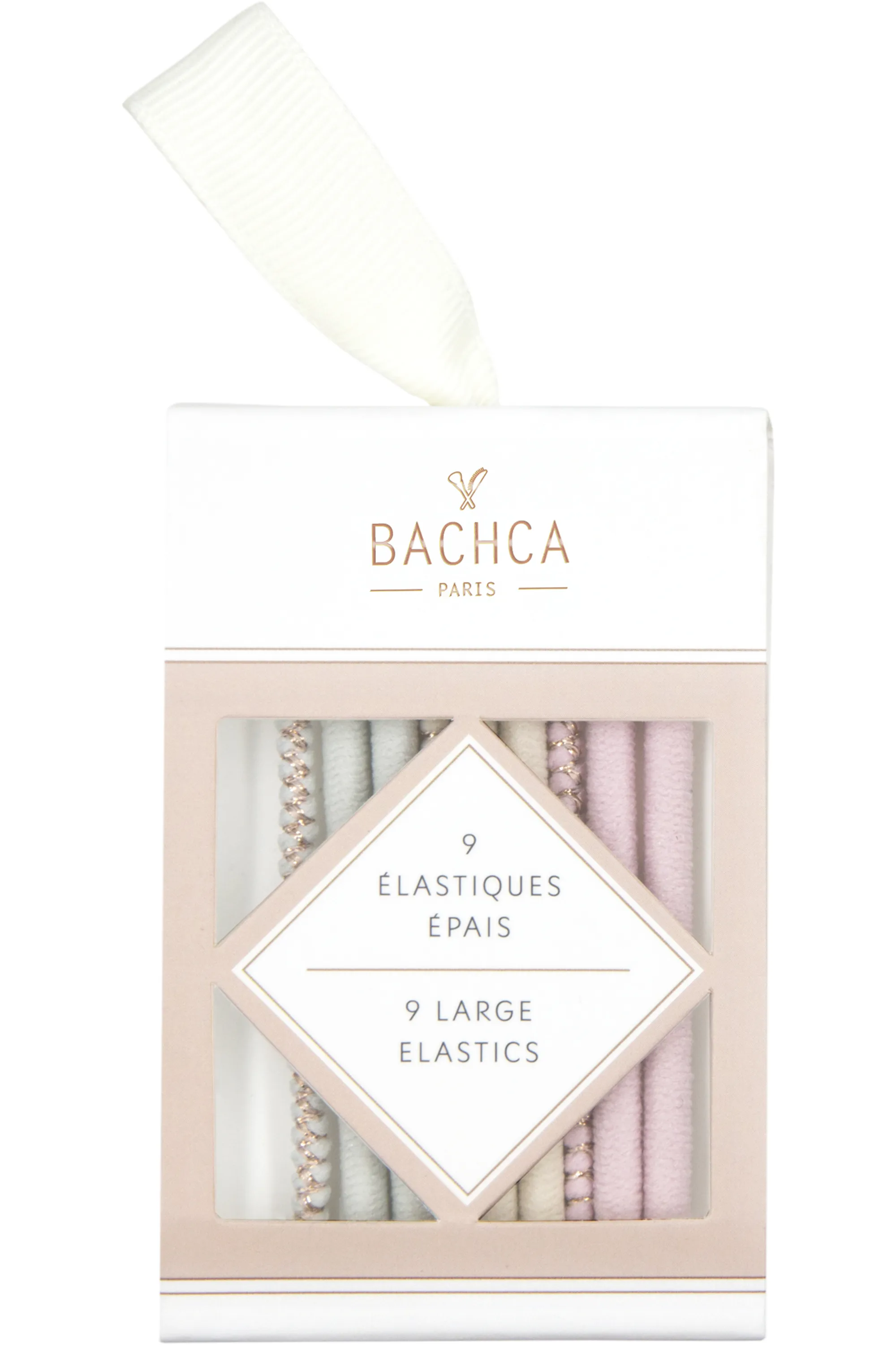 Bachca Elastiques Epais Pastels x9