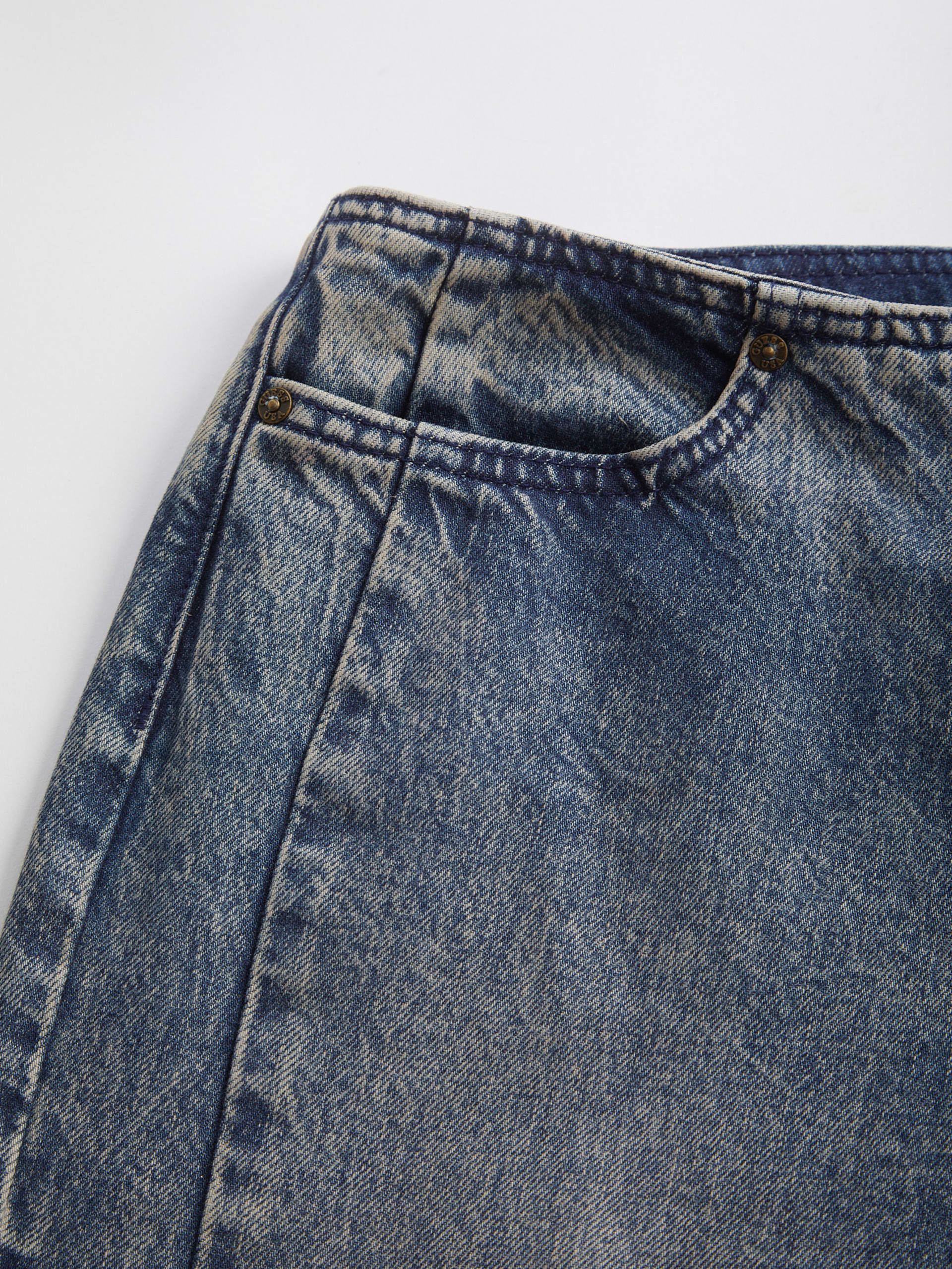 calça jeans patchwork