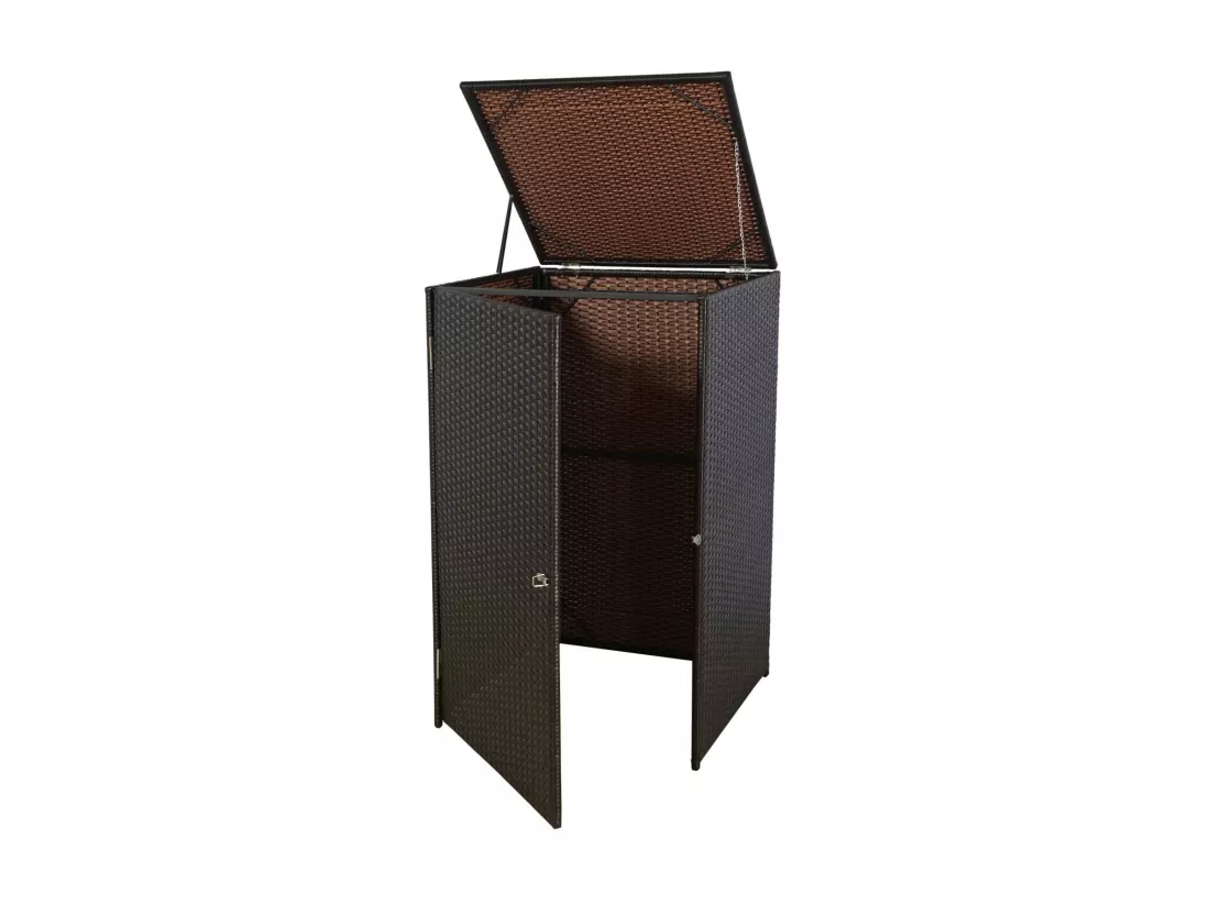 Habillage de poubelle MCW-E25 120l, brun