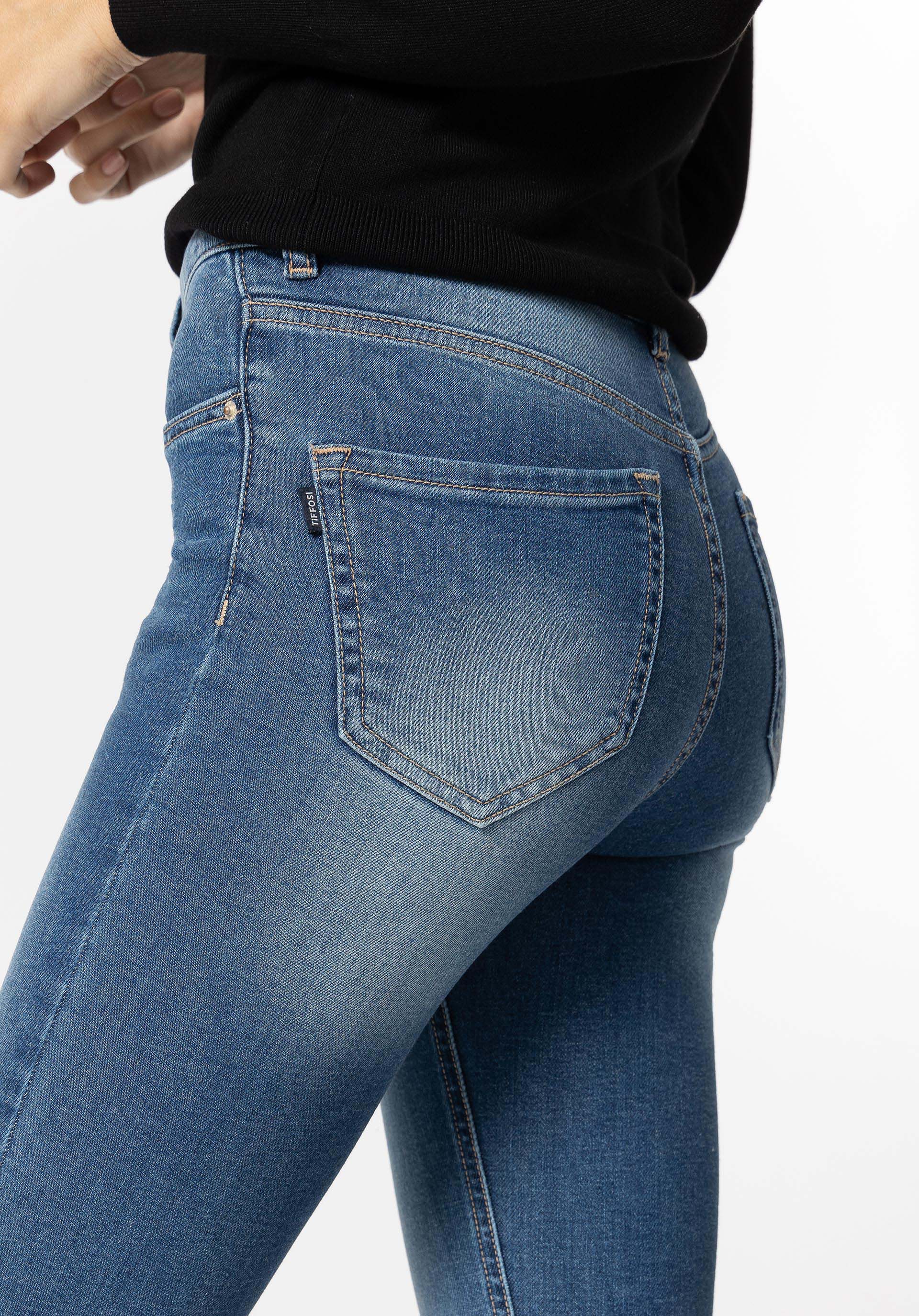 Jeans Lauren Skinny Cintura Alta