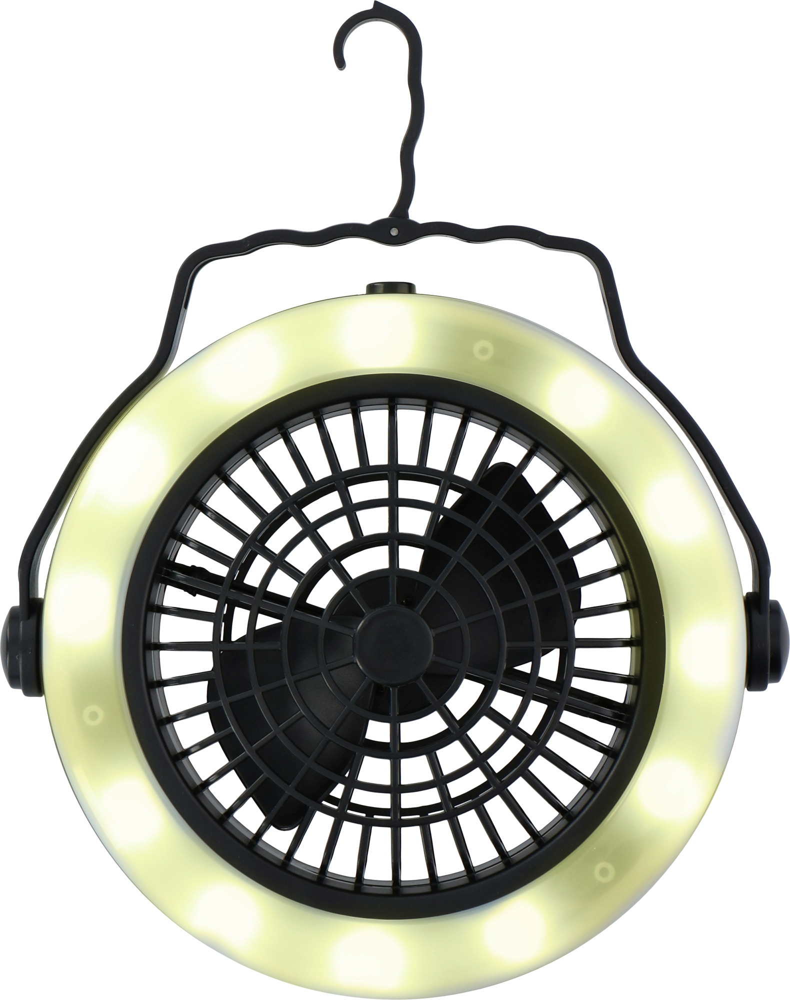 Grundig LED Campingleuchte mit Ventilator 12 LEDs