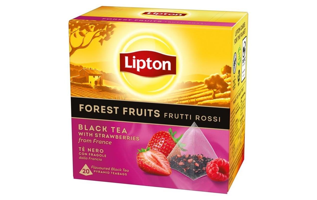 Teebeutel Schwarztee Forest Fruits 20 StückTee mit Erdbeeren aus Frankreich