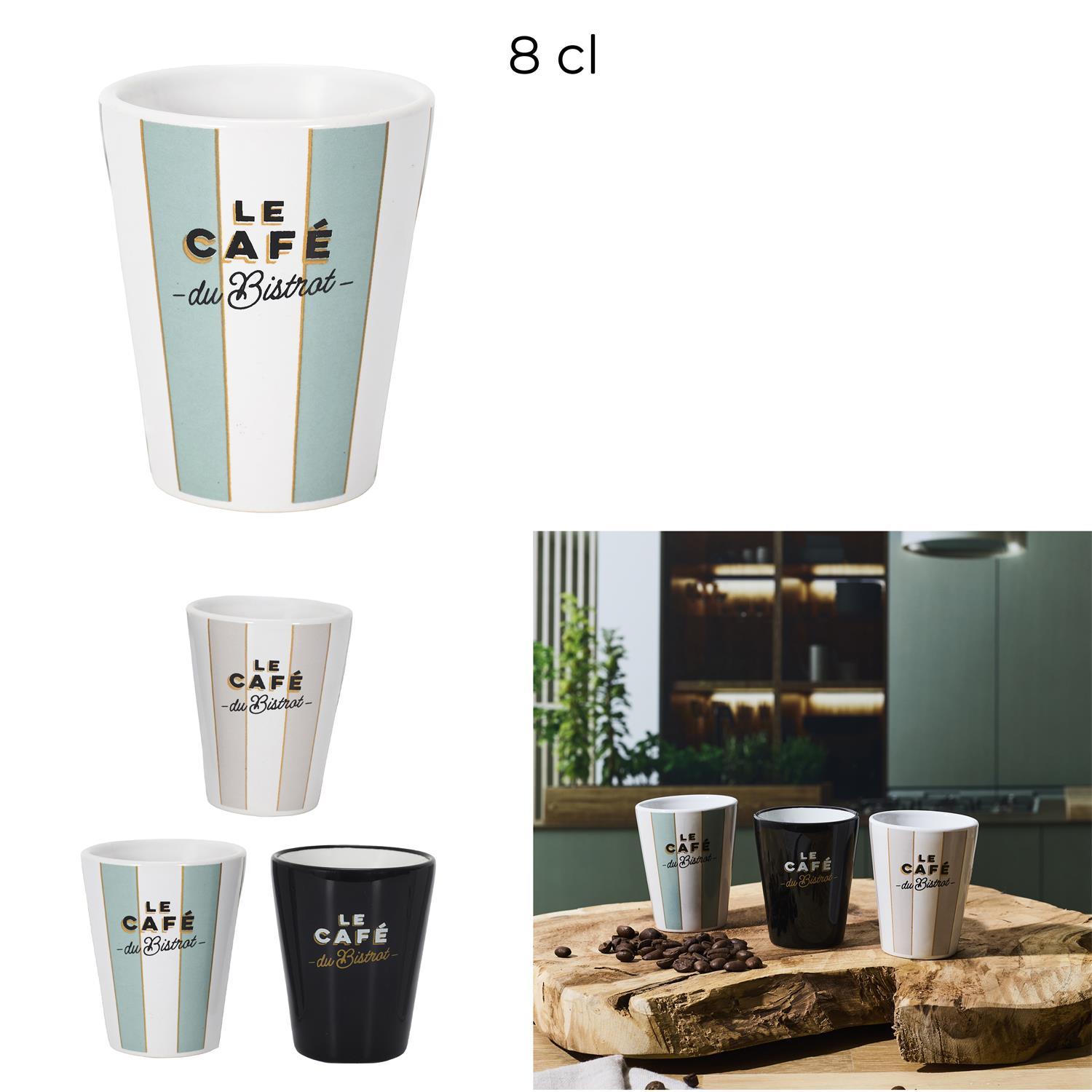 GOBELET EXPRESSO BISTROT 8CL