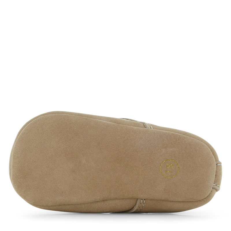 Shoesme Newborn beige Pantoffel Klettband