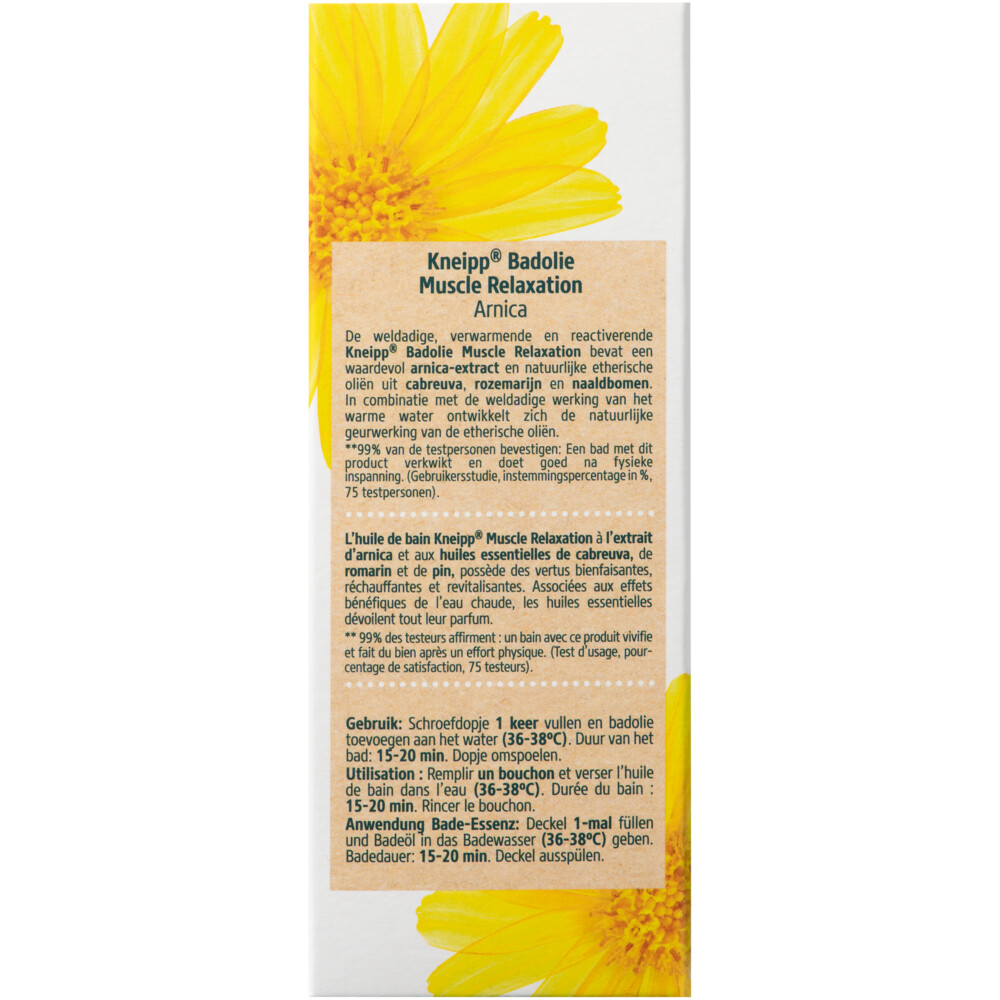 Kneipp Badolie Arnica Active 100 ml
