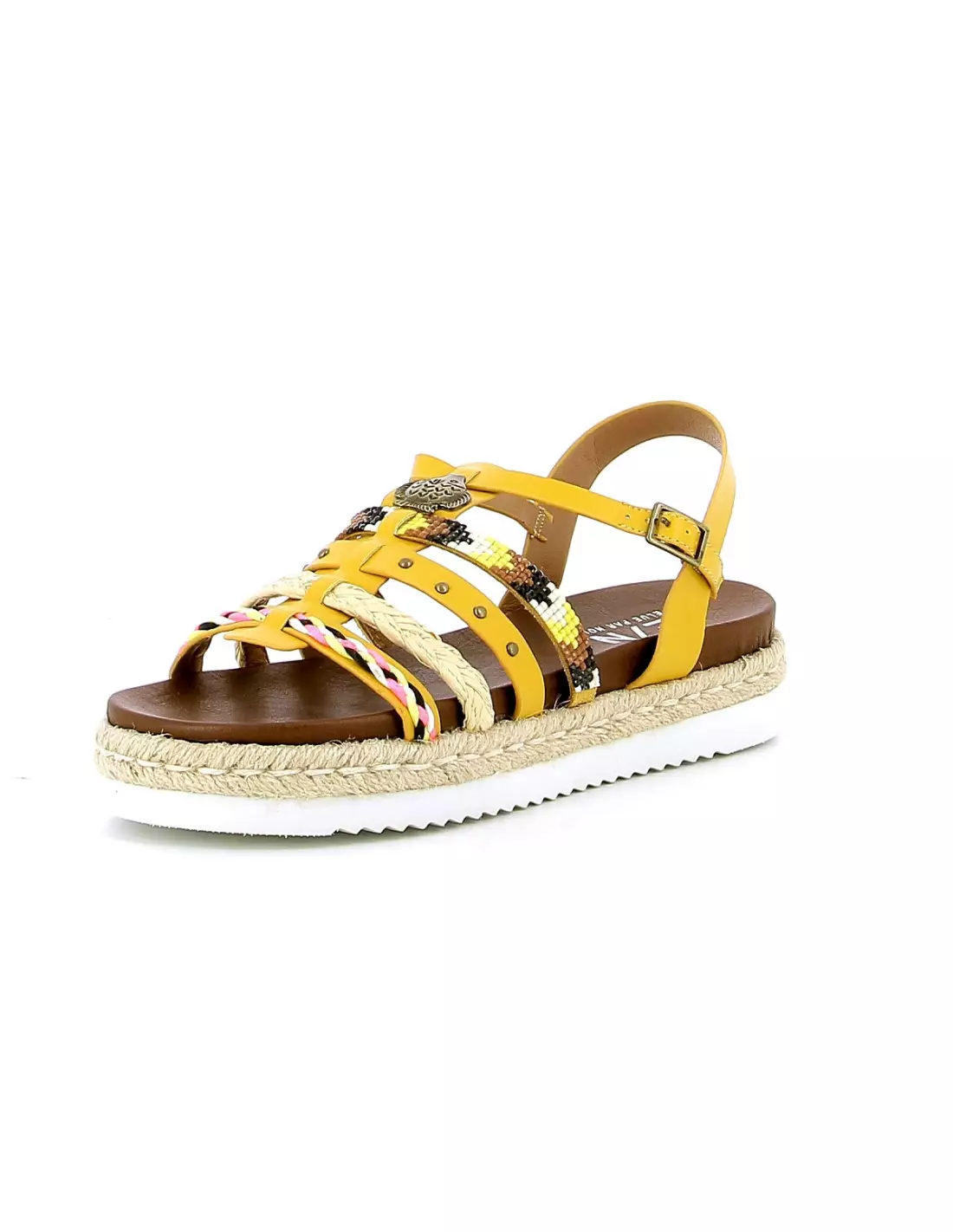 ELUE PAR NOUS PRINCE - Sandales & nu-pieds Jaune