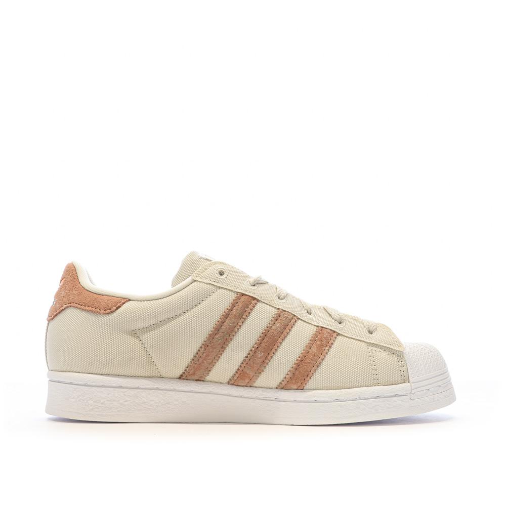 Adidas Baskets Beige/Taupe Garçon/Fille Adidas Superstar HP6548