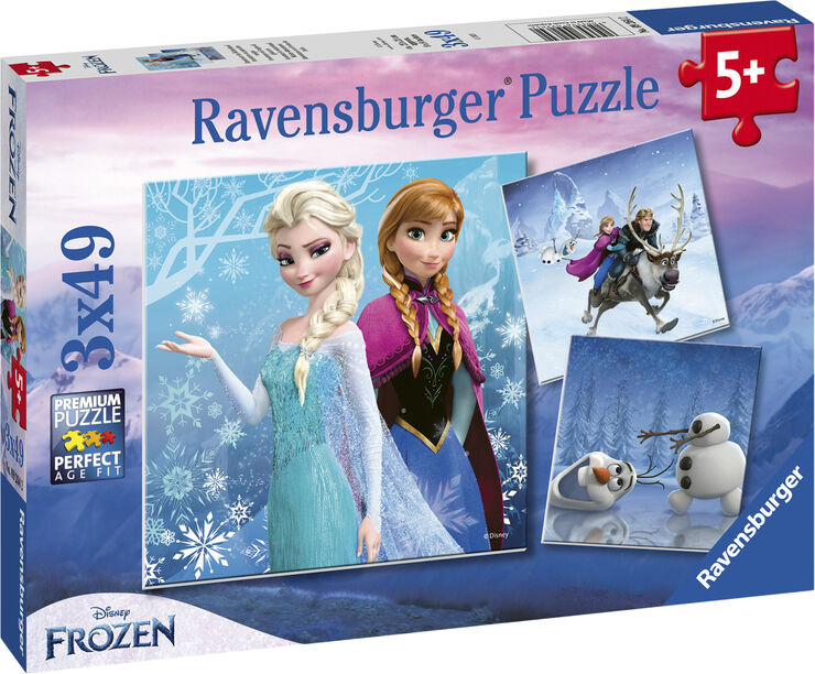 Ravensburger puslespil Ravnsburger 3*49 brikker ass
