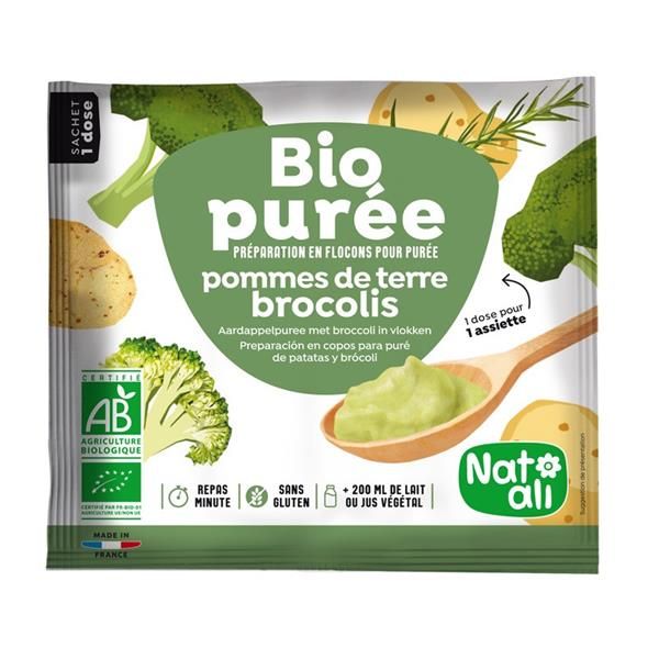 Puré De Batata Brócolos Bio Instantãneo