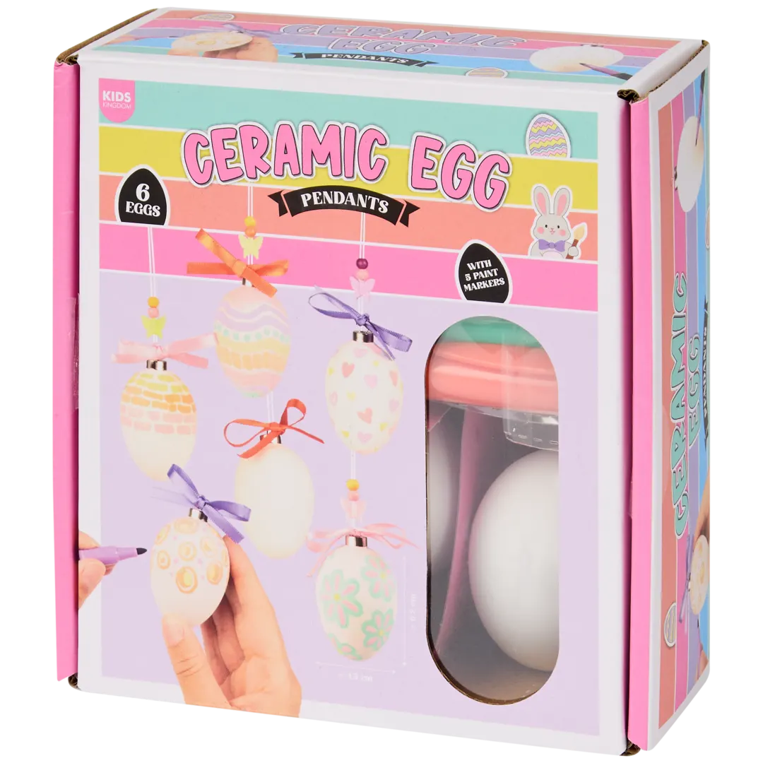 Kids Kingdom keramieken eihangers Diverse varianten