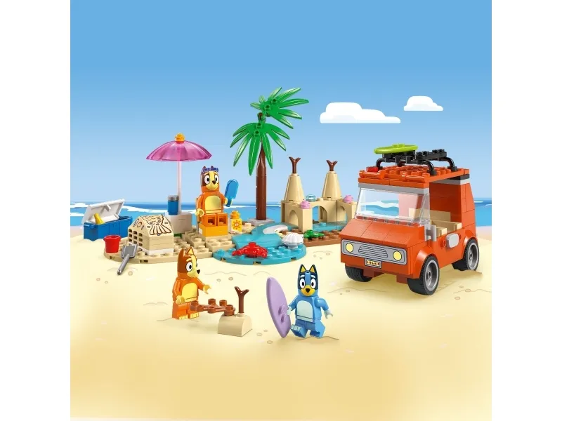 LEGO Bluey 11202 Blueys familie-biltur til stranden
