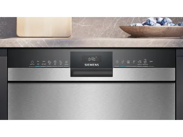 Siemens iQ300 SN43HS12TE Underbygningsopvaskemaskine i Rustfrit Stål