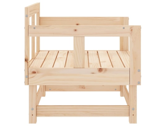 VIDAXL - Fauteuil Chaises de jardin 2 pcs bois massif de pin