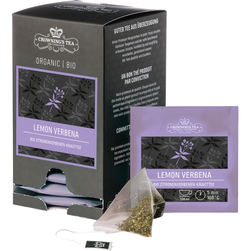 Crowning's Tee Lemon Verbena Premium Bio, 2 g, 15 Stück