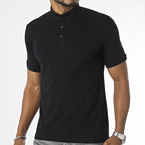 Polo Manches Courtes Noir