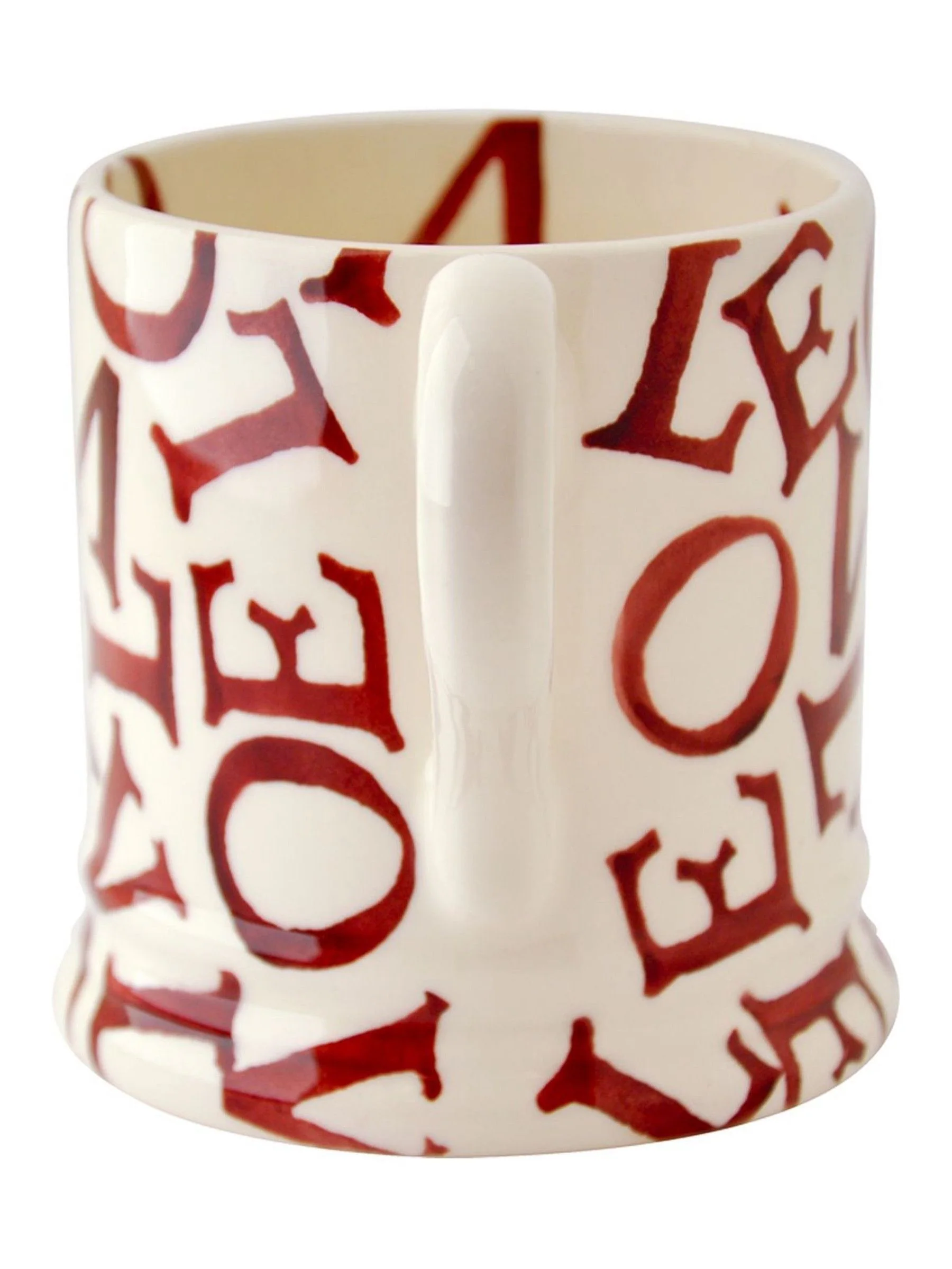 Emma Bridgewater L.O.V.E Polka Red 1/2 Pint Mug