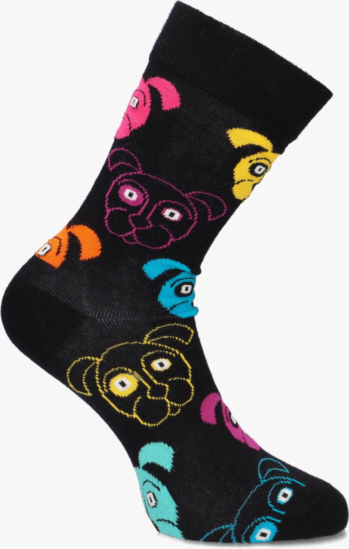 HAPPY SOCKS zwarte happy socks sokken dog